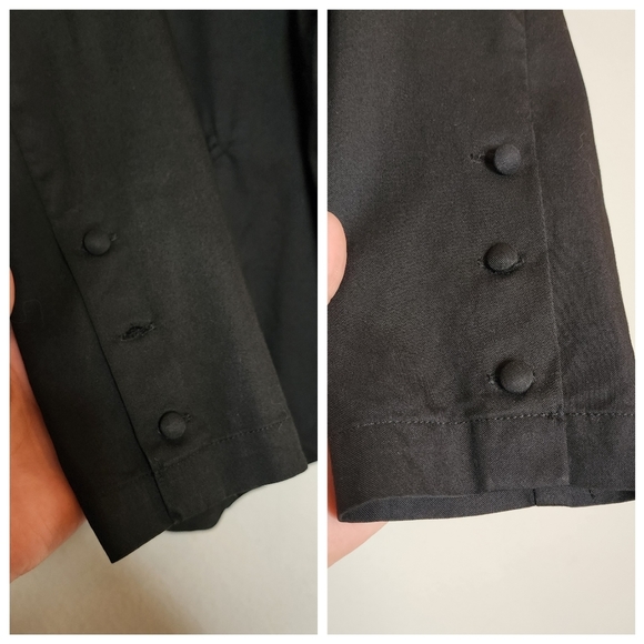 HATCH Maternity black open front drape blazer. Pockets. Size 1 - Picture 16 of 16